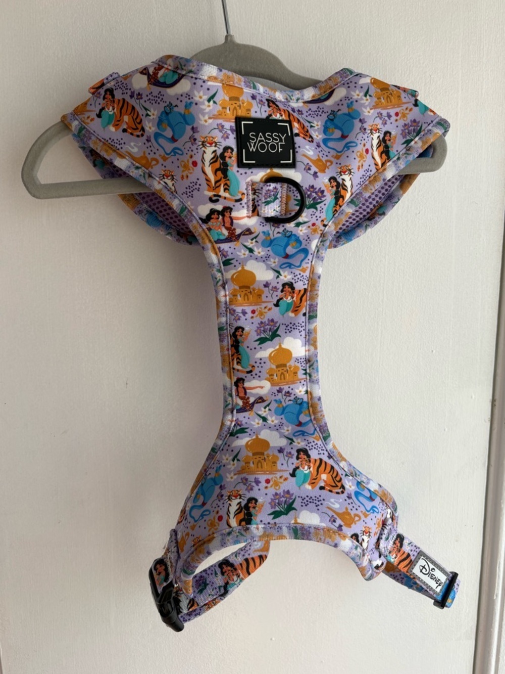 Sassy Woof X DISNEY'S JASMINE Lavender Dog Harness
